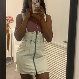 Wild Fable Light Blue Denim Mini Dress